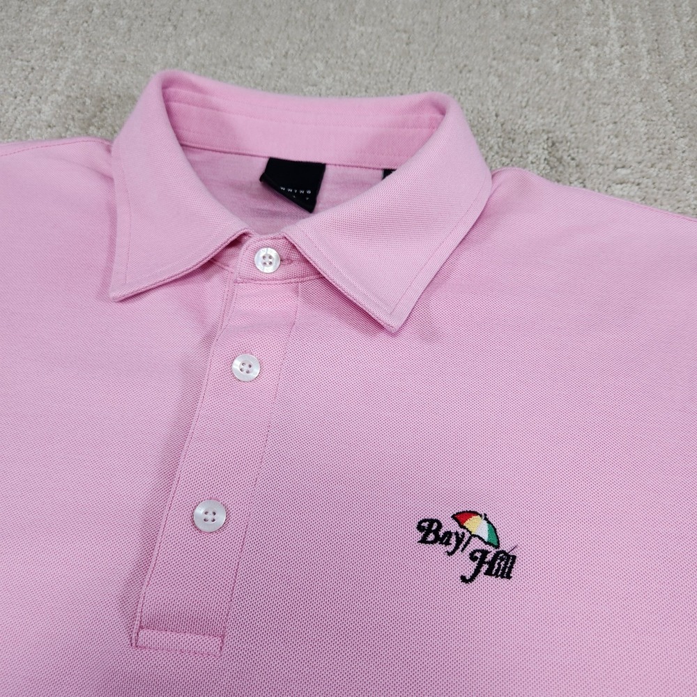 Dunning Golf Polo Men XXL Arnold Palmer Bay Hill Club Pink Performance